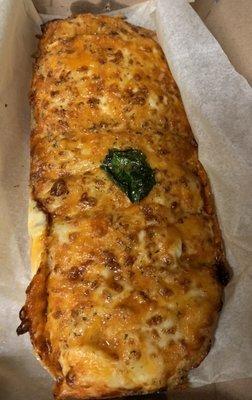 Spinach and Feta stuffed bread. Wow! So good, but rich.