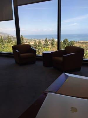 Just one of the many views of the Pacific Ocean from Pepperdine.