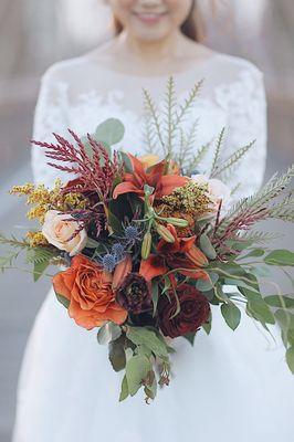 Love this beautiful bouquet designed by Linda.