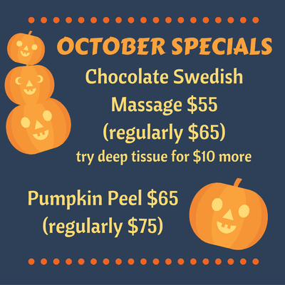 This month's specials!