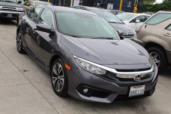 We just got this 2017 Honda Civic in this week. Please come in and take a look at our newest selections of Honda's and Toyota's we got in.