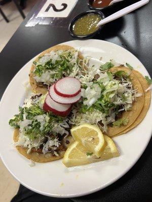 Tacos pastor y asada