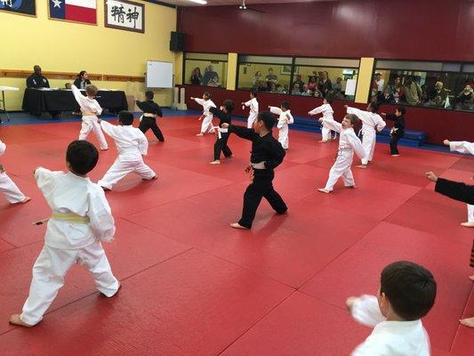 We offer world-class Little Dragon (4-5yr) program that focuses on respect, self-discipline, and striking skills.