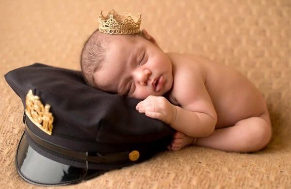 Newborn photo shoot.