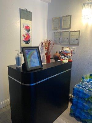 Front desk