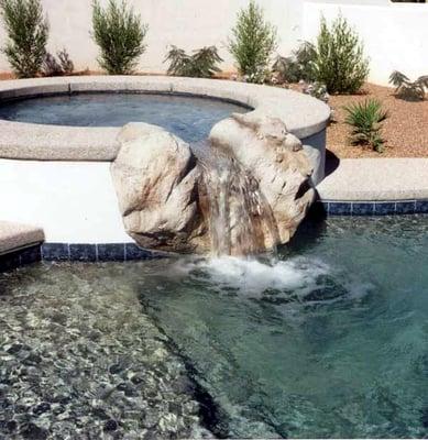 Rock Accent Pool & Spa