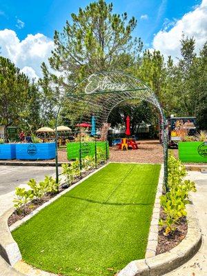 Entrance of the Food Truck Garden