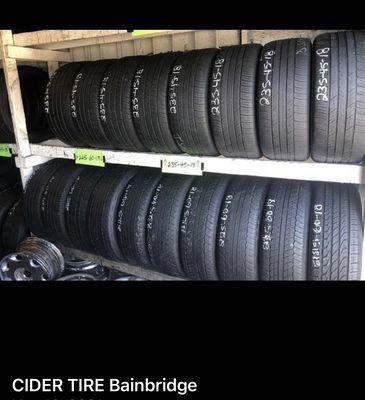 Cider Tire Bainbridge has all the tires I need