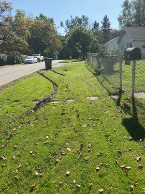 This is the damage what mail carrier did yesterday. That happens second time when I called post office they didn't care!