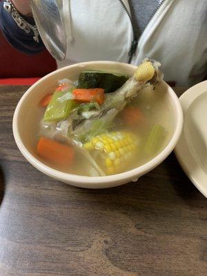 Glenda's Caldo pollo $7.00