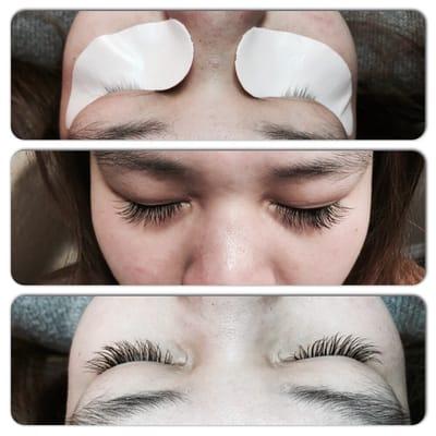 Eyelash Extensions! Both synthetic and 100% Siberian Mink are available! 5-7 different sizes are used per eye