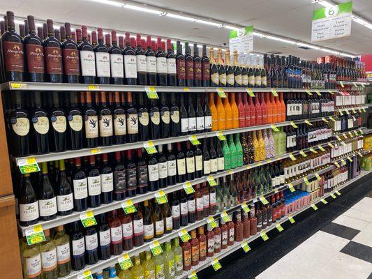 Great wine selection at low prices!