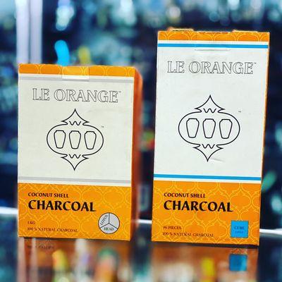 Le Orange hookah coconut shell charcoal