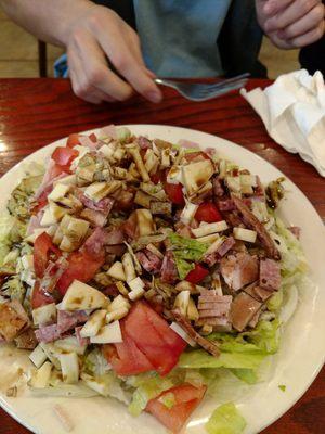 Pizza , and Salad were a great Combo