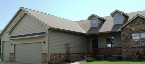 new siding,roof, and dormers.