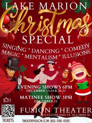 Christmas Variety Show Poster