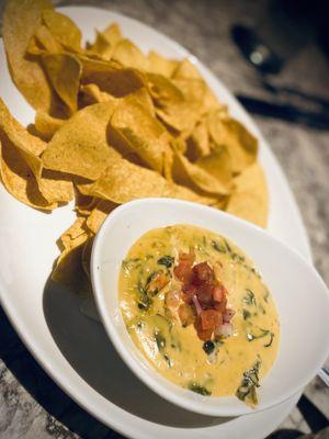 Lobster Spinach Queso. Eh