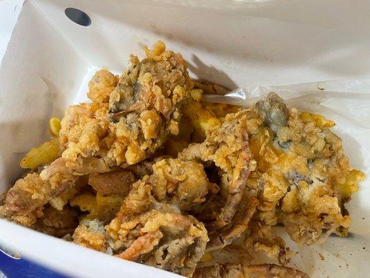 Fried oysters