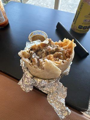 Regular Carne Asada Burrito add Cream