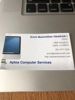 Aptos Computer Service information.