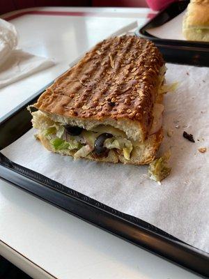 Grilled steak and cheese melt