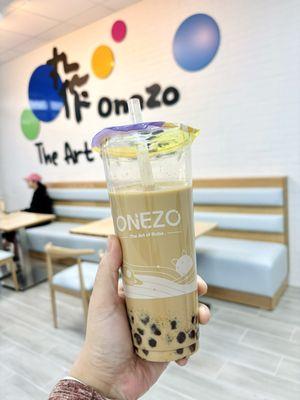 Brown sugar boba tea