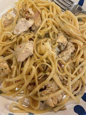 Delicious chicken piccata