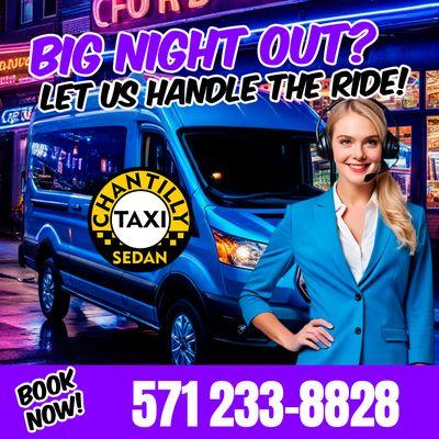 "Need a smooth, reliable ride in Chantilly? We're just a call away! Trust the locals' favorite choice. #ChantillyTaxiSedan"