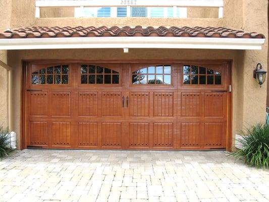 Faux Finished Steel Sectional Door