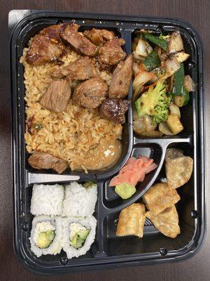 Steak bento box