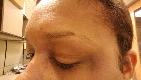 They mangled my eyebrow! Now, I have to buy something to fill it in.