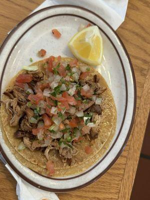 Carnitas taco