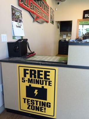 Stop by for a FREE battery test!