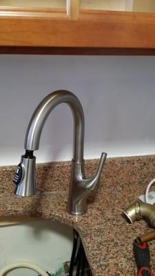 Installed faucet by Mido