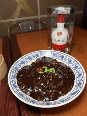 Jja jang myun ( black bean noodle)