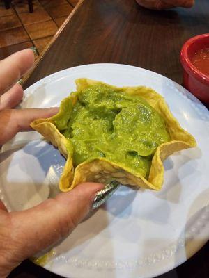 Tiny guacamole for $8.50!