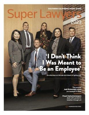 Selected Rising Star by SuperLawyers Magazine from 2019 - 2023