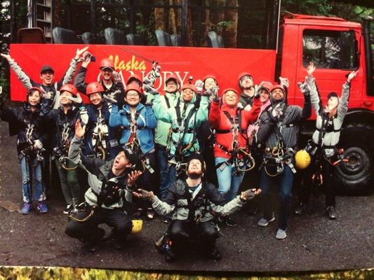 Group photo "praising the rain gods" :)