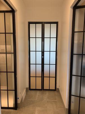 Custom glass doors