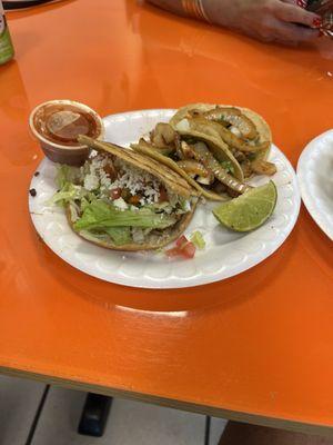 Street tacos and  Gordita....pretty tasty!