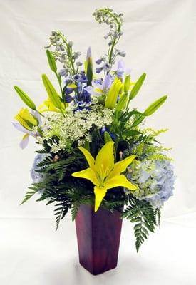 Lilies and Hydrangea