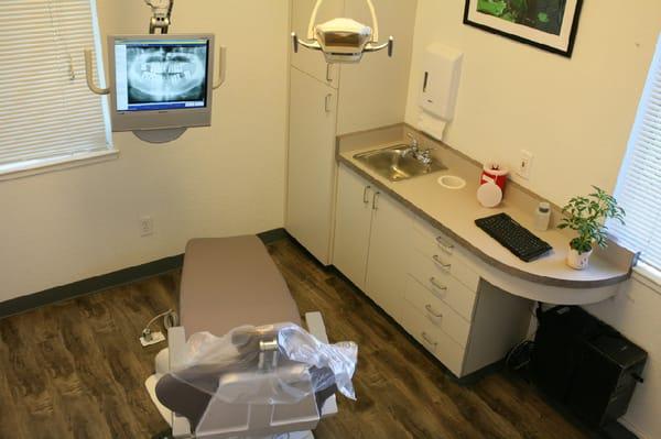 One of eight dental rooms