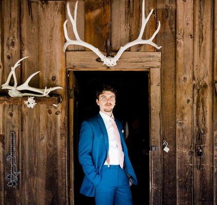 Paul on his wedding day in Telluride, Colorado.