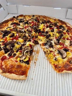 Veg head pizza