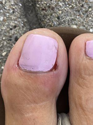 Don't go to phb nail salon and spa in san tan valley.