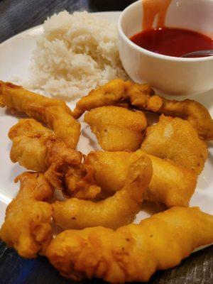 Kids sweet and sour chicken