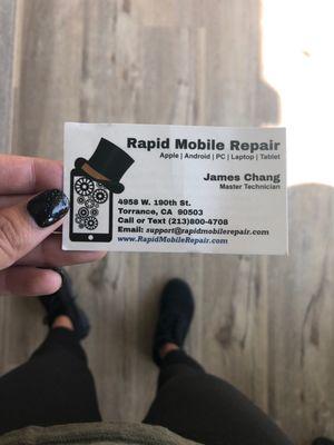 Rapid Mobile Repair Card