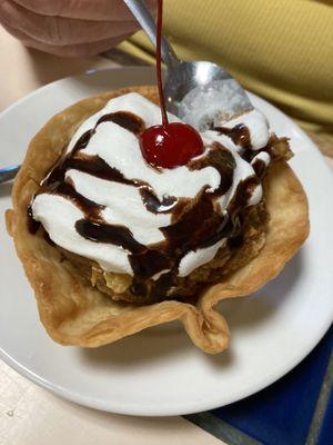 Fried ice cream