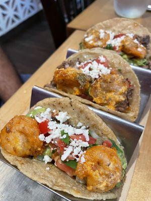 Surf and turf tacos