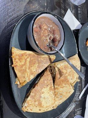 Cajun quesadilla